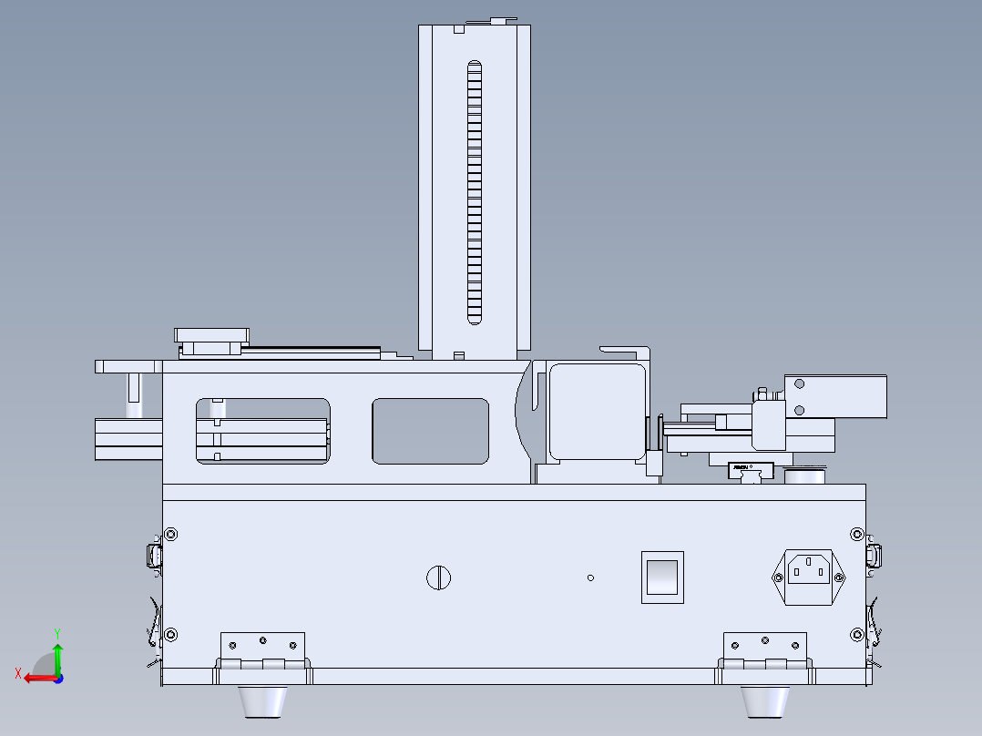 自动上料治具后视图