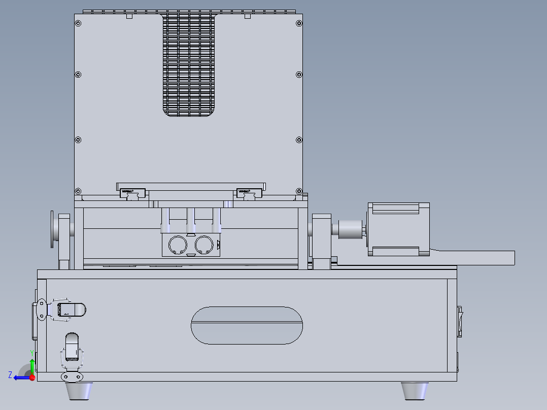 自动上料治具右视图