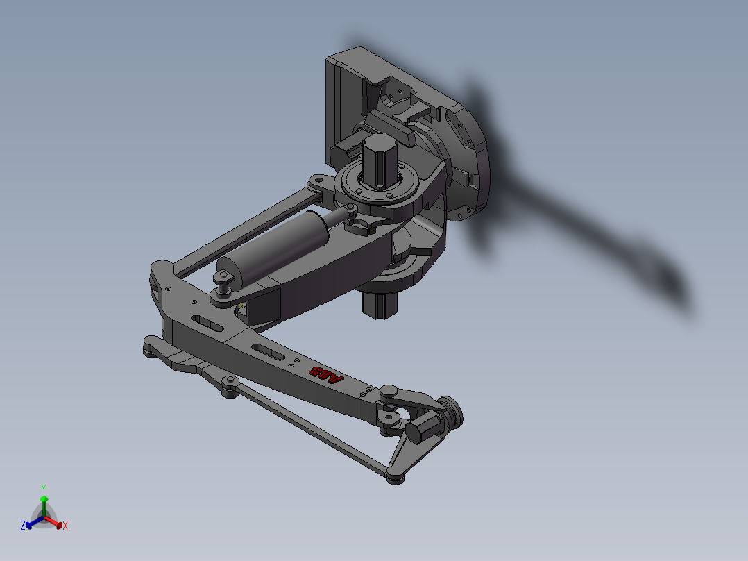 ABB IRB 660正等轴测图