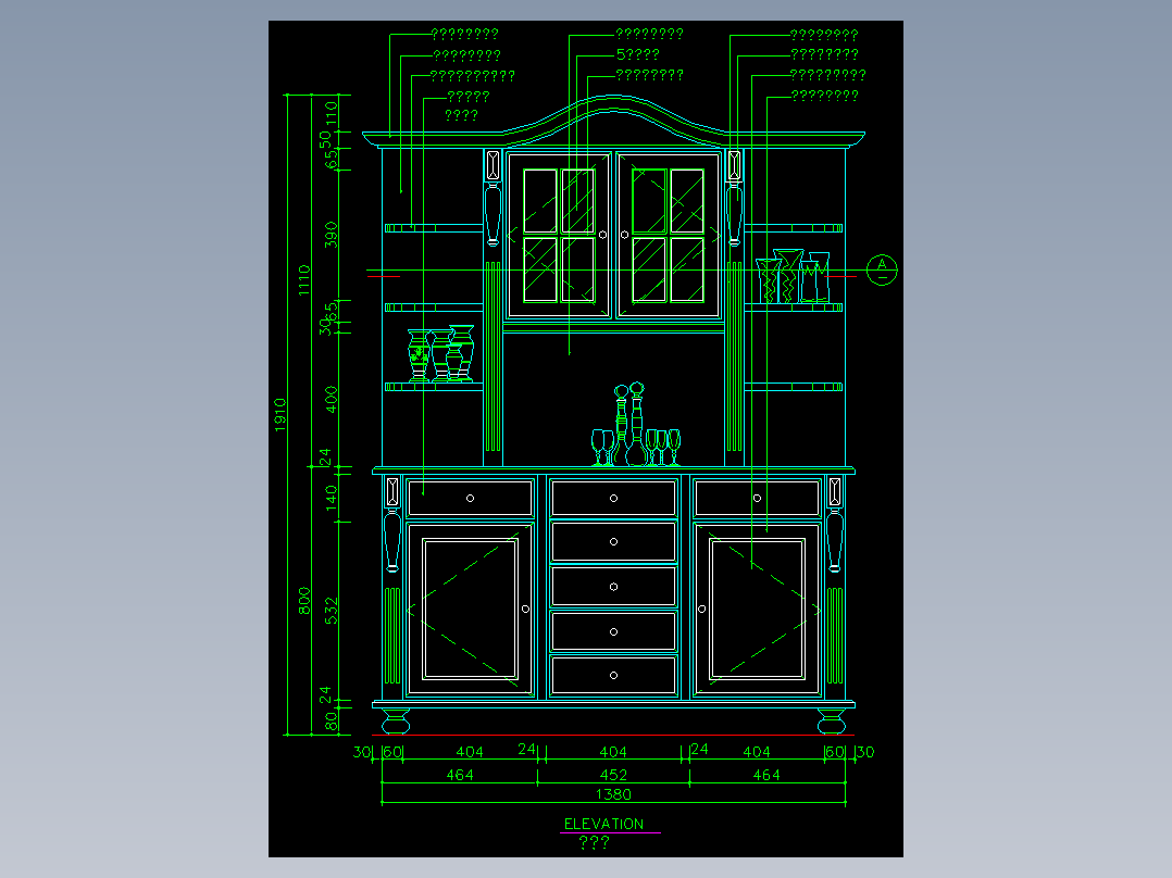 家装类CAD图块(三)-FH01013C