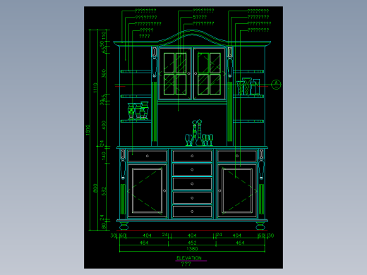 家装类CAD图块(三)-FH01013C