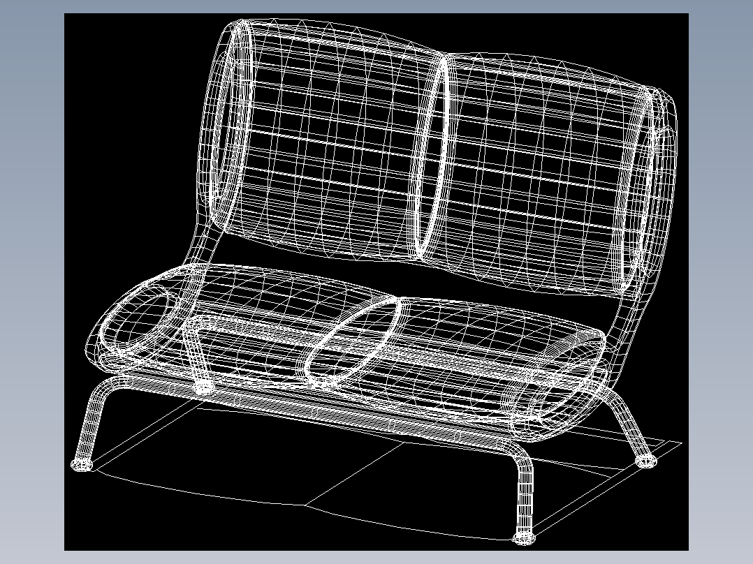 室内家具和灯具等的模型十二-K-S28-2