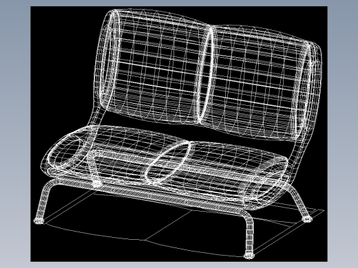 室内家具和灯具等的模型十二-K-S28-2