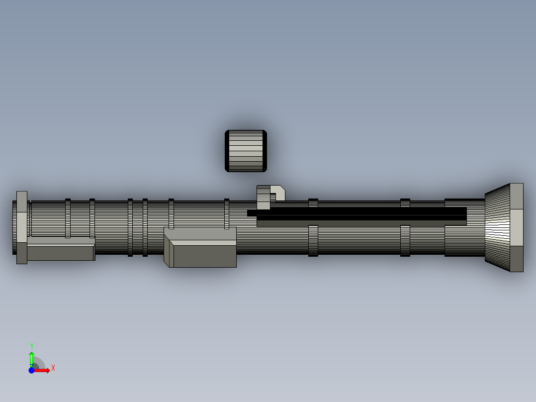 AT-4迷你棉花糖发射器前视图