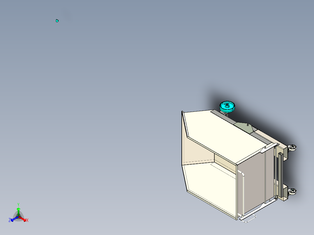 小车正等轴测图