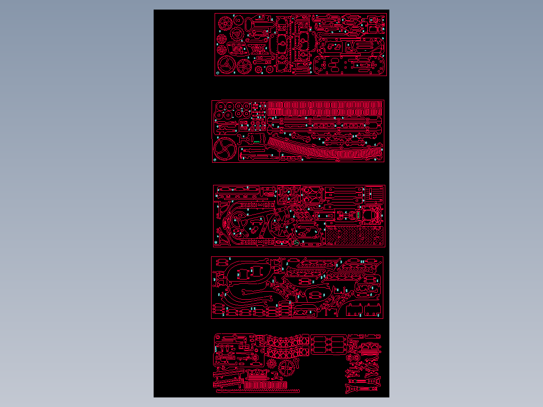 电车激光切割立体拼图