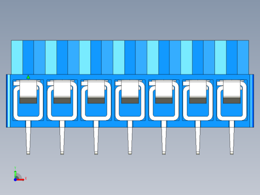 DEGSON DG166 系列 5.0mm 接线端子-DG166-5.0-07P-12-00AH前视缩略图