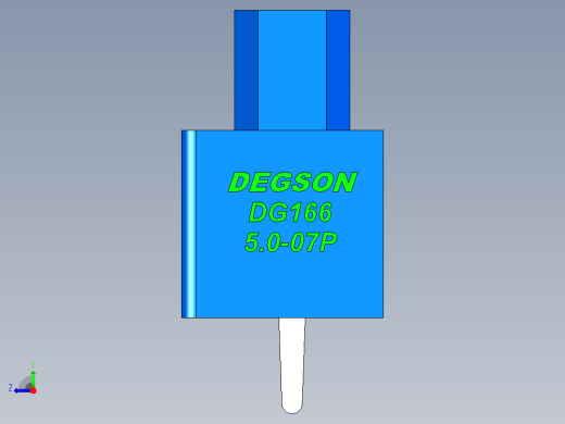 DEGSON DG166 系列 5.0mm 接线端子-DG166-5.0-07P-12-00AH右视缩略图