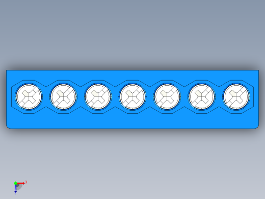 DEGSON DG166 系列 5.0mm 接线端子-DG166-5.0-07P-12-00AH俯视缩略图