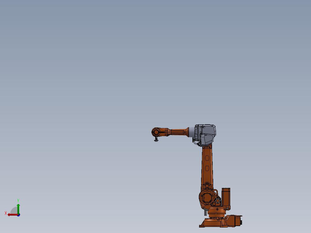 ABB IRB Cartesiano-机械手后视图