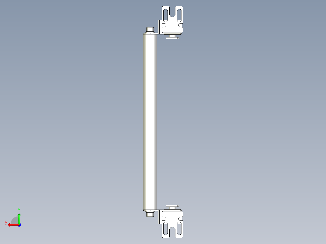基恩士SL-JB23_back-mount_kc图纸模型后视图
