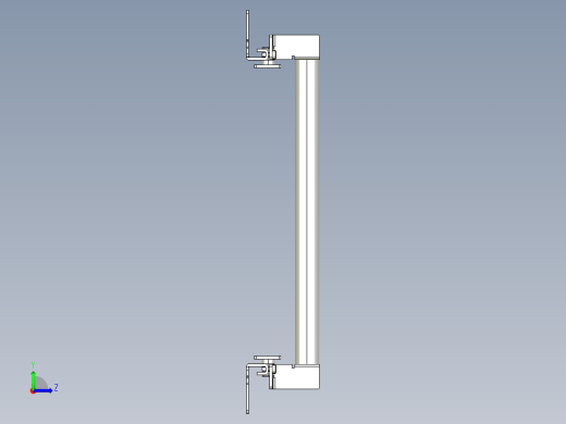 基恩士SL-JB23_back-mount_kc图纸模型左视缩略图