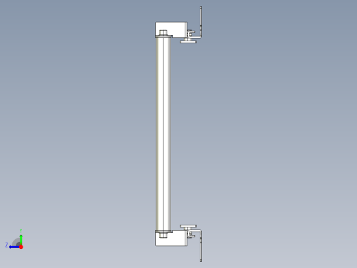 基恩士SL-JB23_back-mount_kc图纸模型右视缩略图