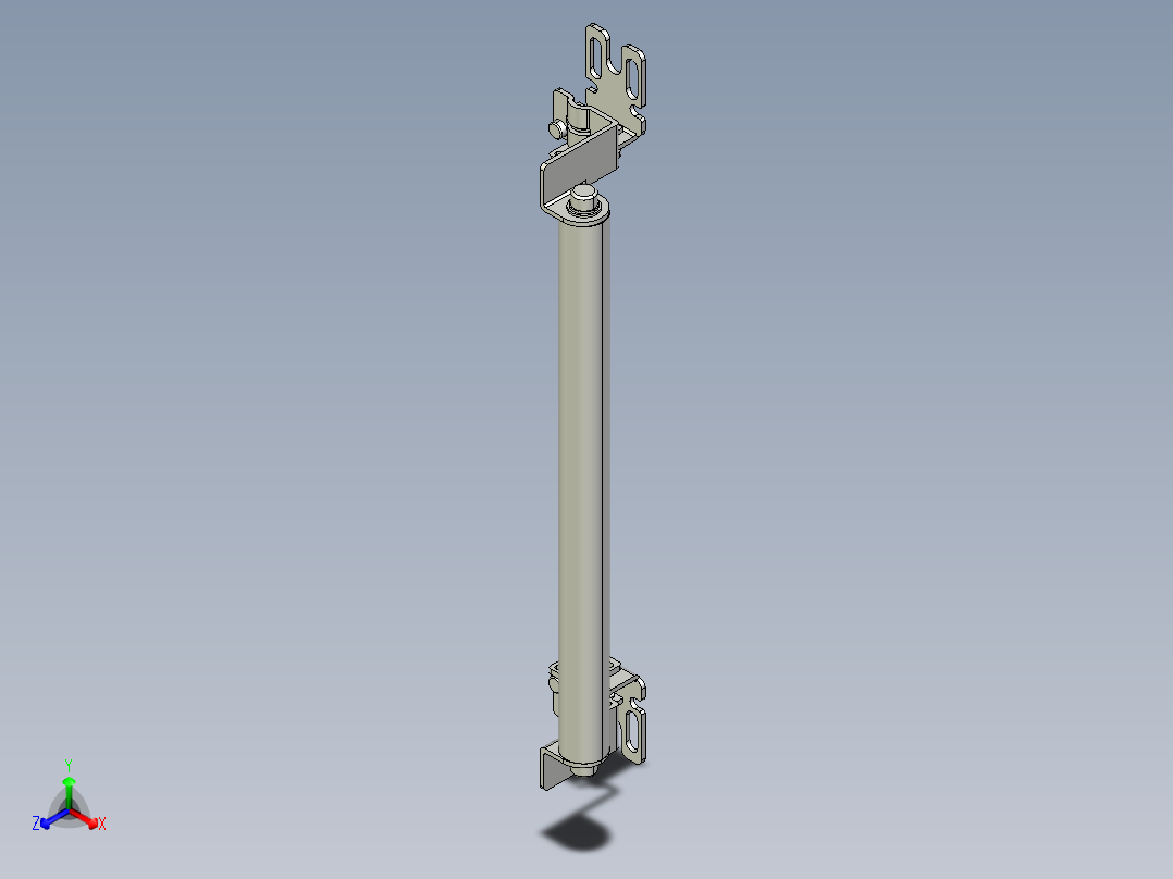 基恩士SL-JB23_back-mount_kc图纸模型正等轴测图