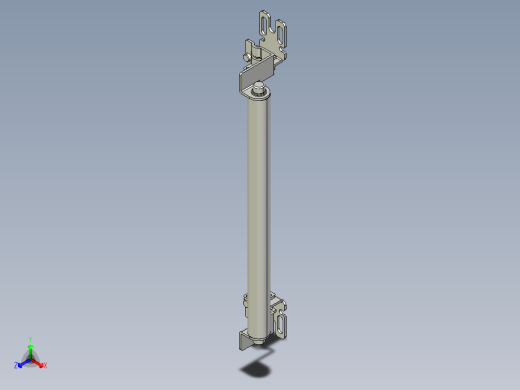 基恩士SL-JB23_back-mount_kc图纸模型正等轴测缩略图