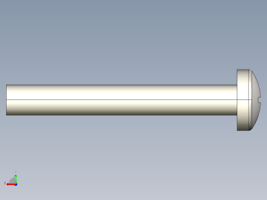 螺丝 M6 十字盘头-M6x45 Screw head.STEP后视缩略图