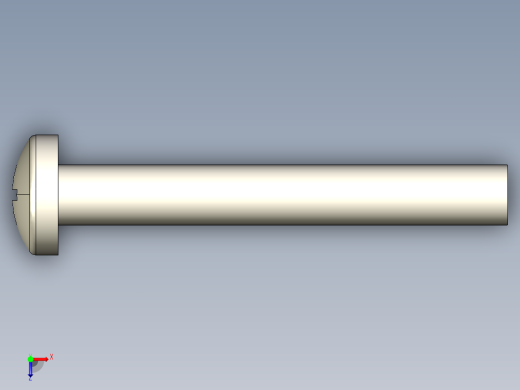 螺丝 M6 十字盘头-M6x45 Screw head.STEP俯视缩略图