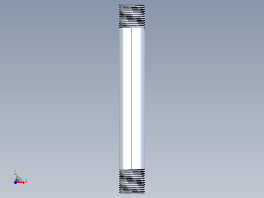 CPVC管件33-Sch80_Nipple_MPTxMPT_9861-084_0.5in x 6in前视缩略图