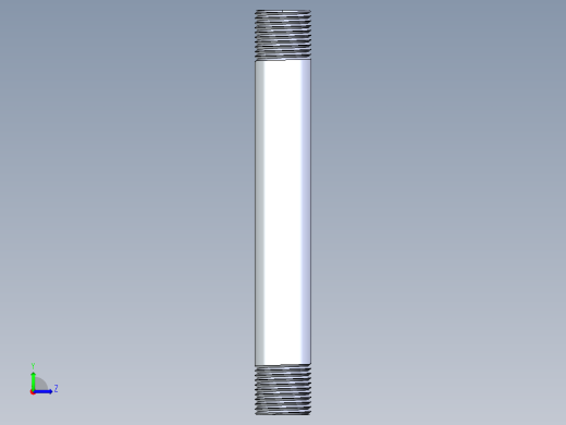 CPVC管件33-Sch80_Nipple_MPTxMPT_9861-084_0.5in x 6in左视缩略图