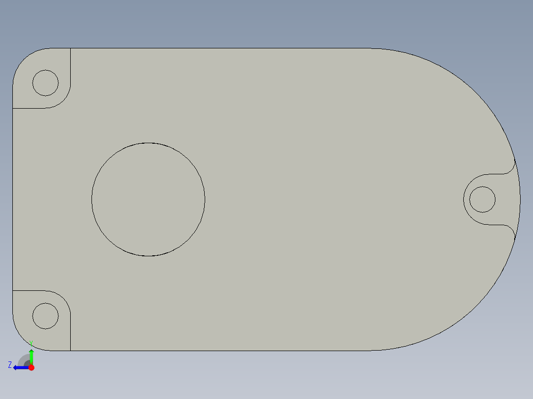 上银线性制动器LAS3_STEP右视图
