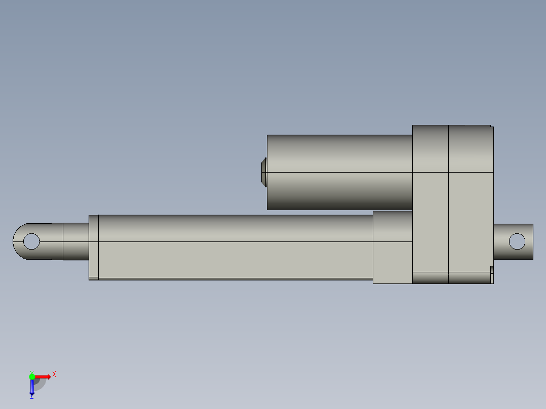 上银线性制动器LAS3_STEP俯视图