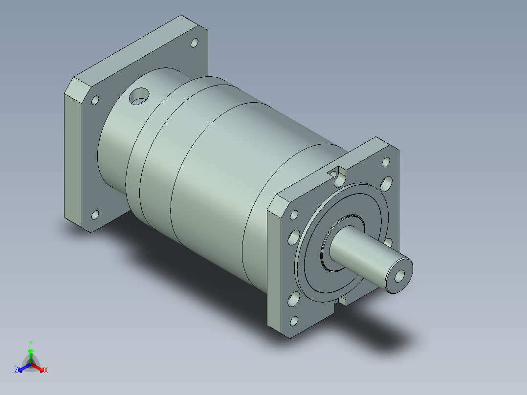 直齿PLF160-L3-LC 35-114.3-200-M12.stp主视图