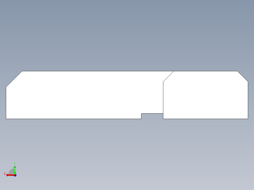 方型鉸鏈SQH(B)-3D多系列多零件图纸模型后视图