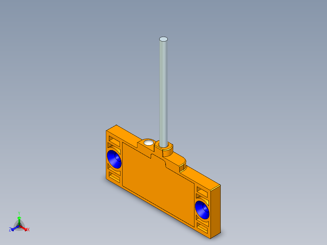 接近传感器CSF52_E08正等轴测图