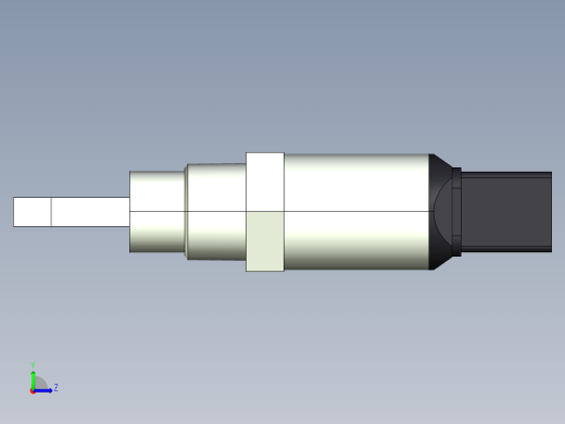 超声波设备H-69mm-2.72in-SS-OUTPUT-3-wire-PNP-NPN-DIN-CONNECTOR-NPT-THREAD左视缩略图