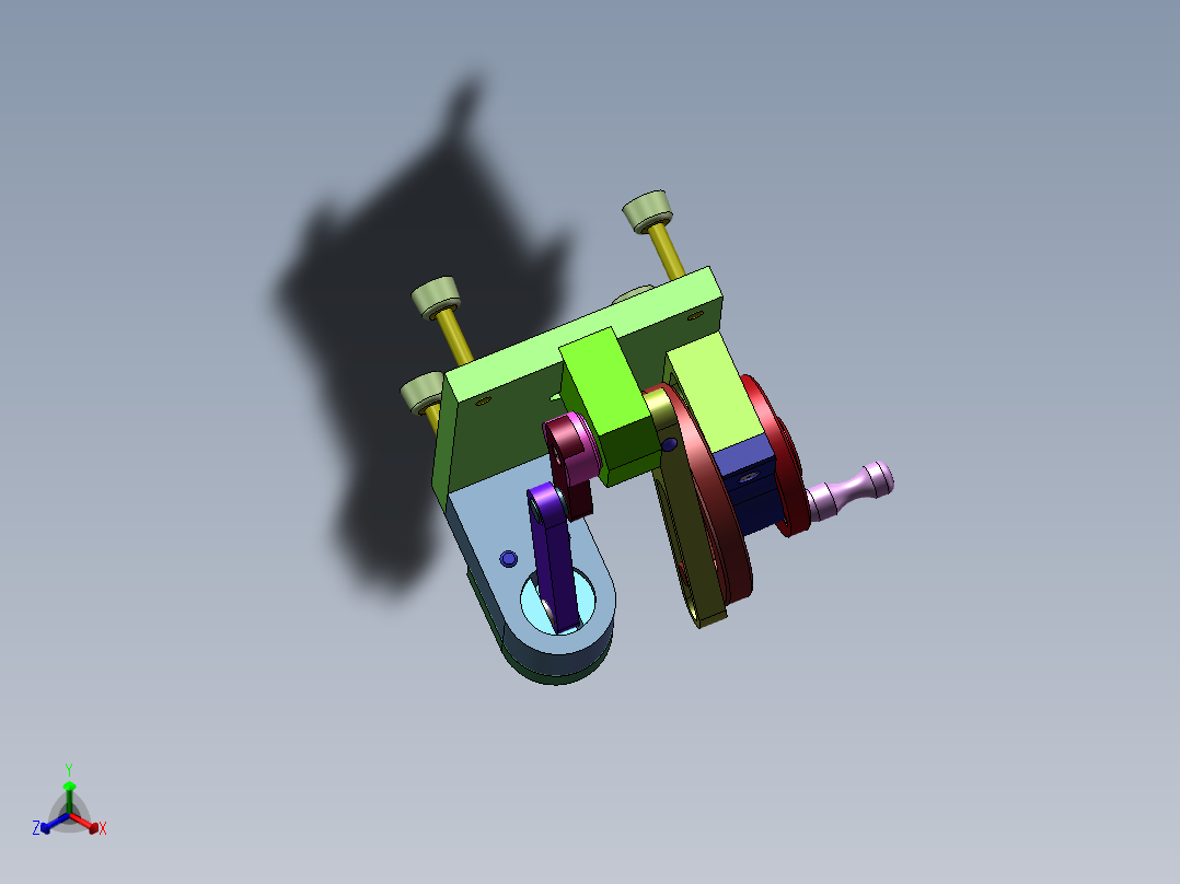 （凹凸模）加工工艺及夹具设计正等轴测图