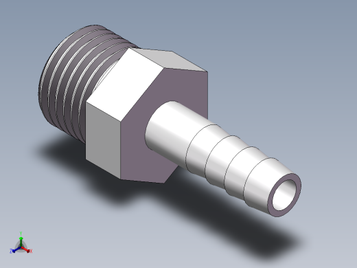 水管接头-有边 [DN10X8]