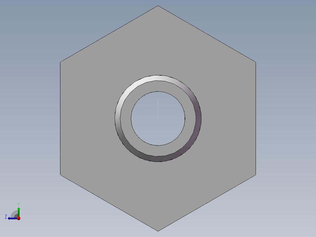 水管接头-有边 [DN10X8]右视图
