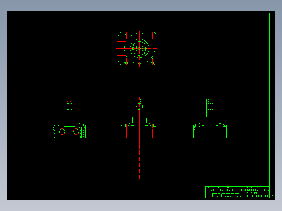 LHS0650-Sx-P多系列多零件图纸模型