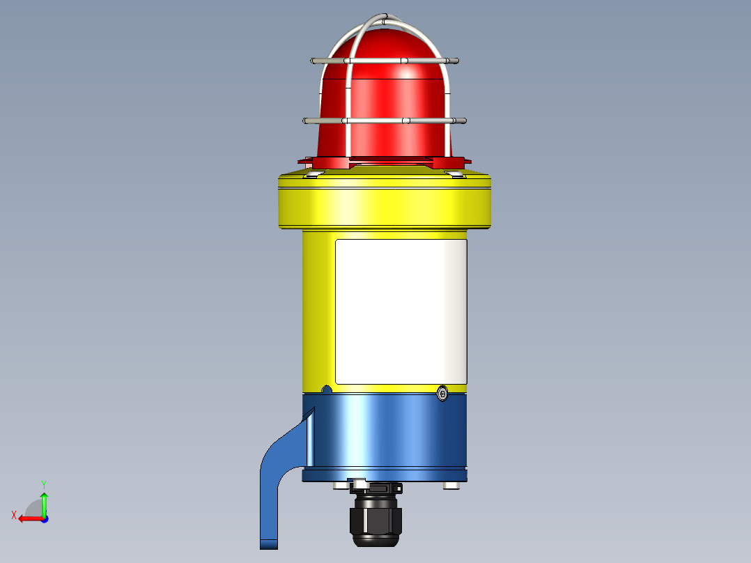 防爆闪光灯用于1区（气体）和21区后视图
