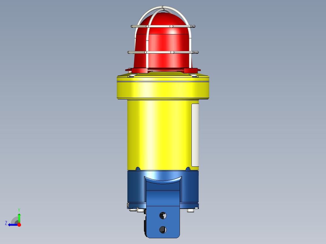 防爆闪光灯用于1区（气体）和21区右视图