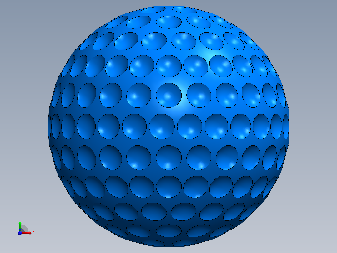 高尔夫球9前视图