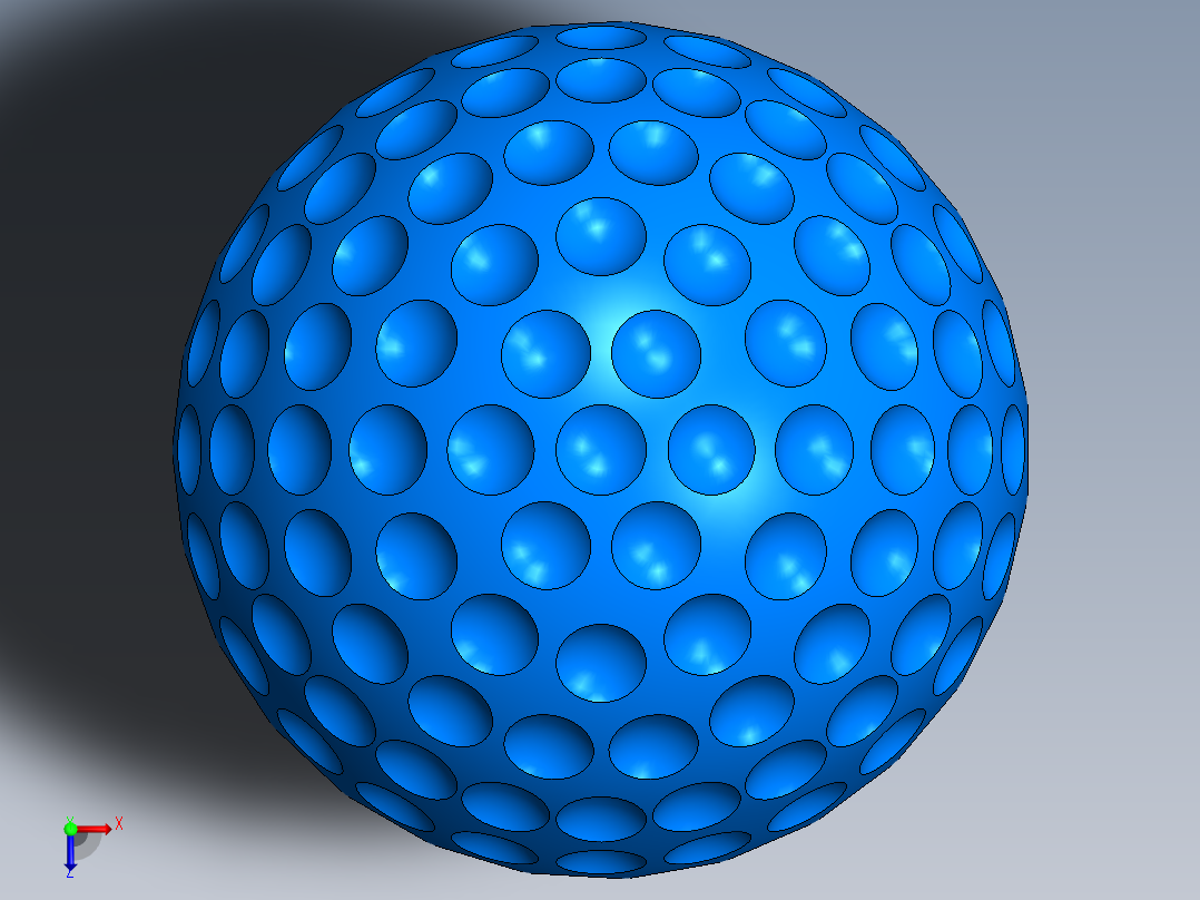 高尔夫球9俯视图