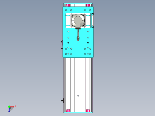 东锦齿条传动DH175G-L167-S300-BU-减速机+750W.STEP俯视缩略图