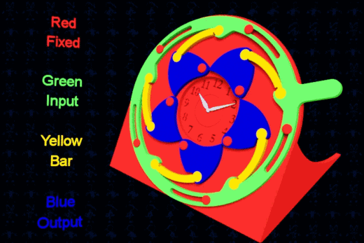 激光切割Iris Clock 虹膜时钟-CAD格式-SolidWorks-step格式缩略图