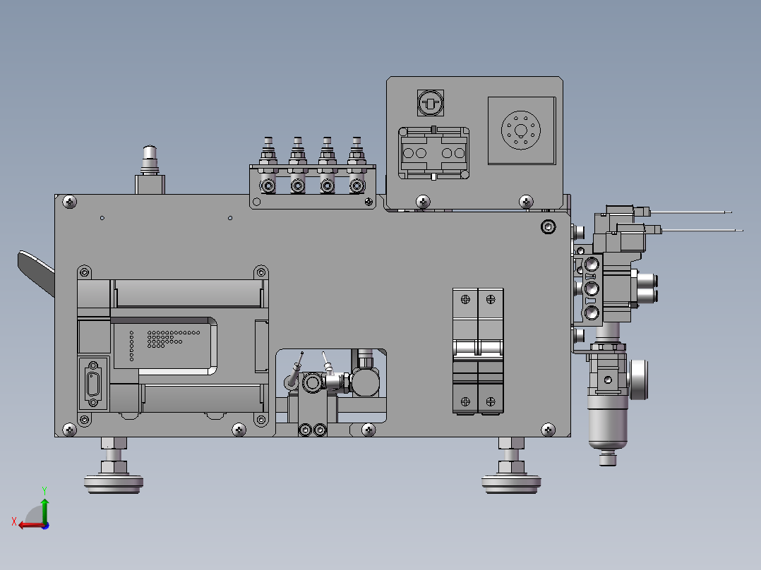 欧姆龙医治设备后视图