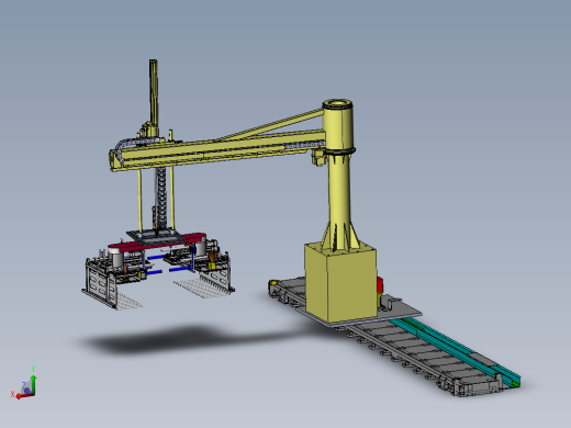 大型木箱的助力搬运机械手