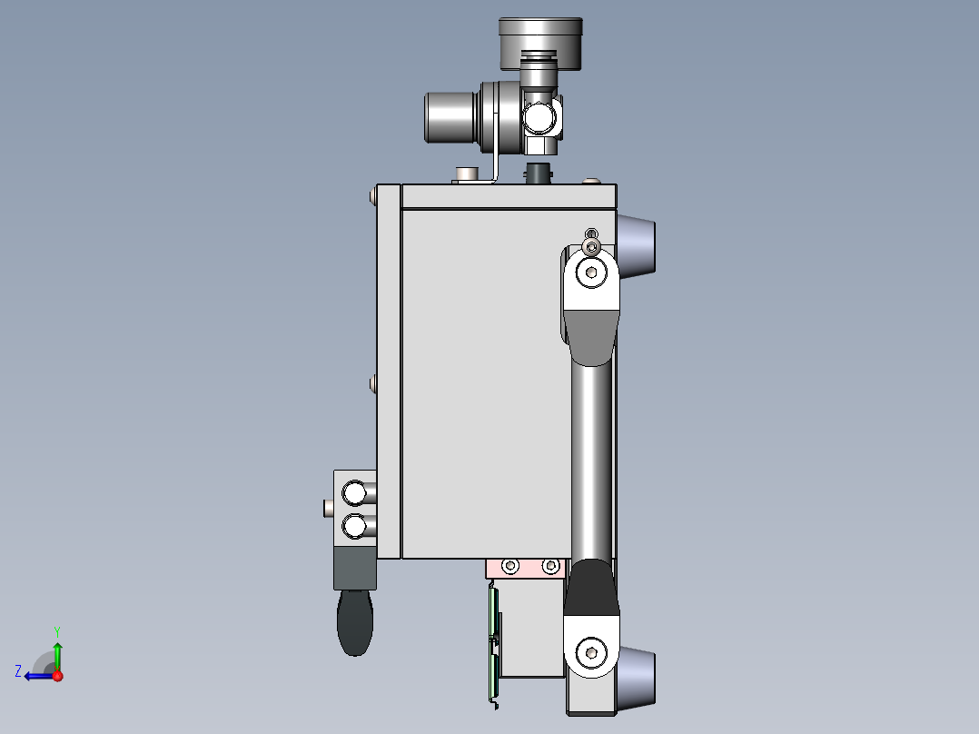 贴胶治具右视图
