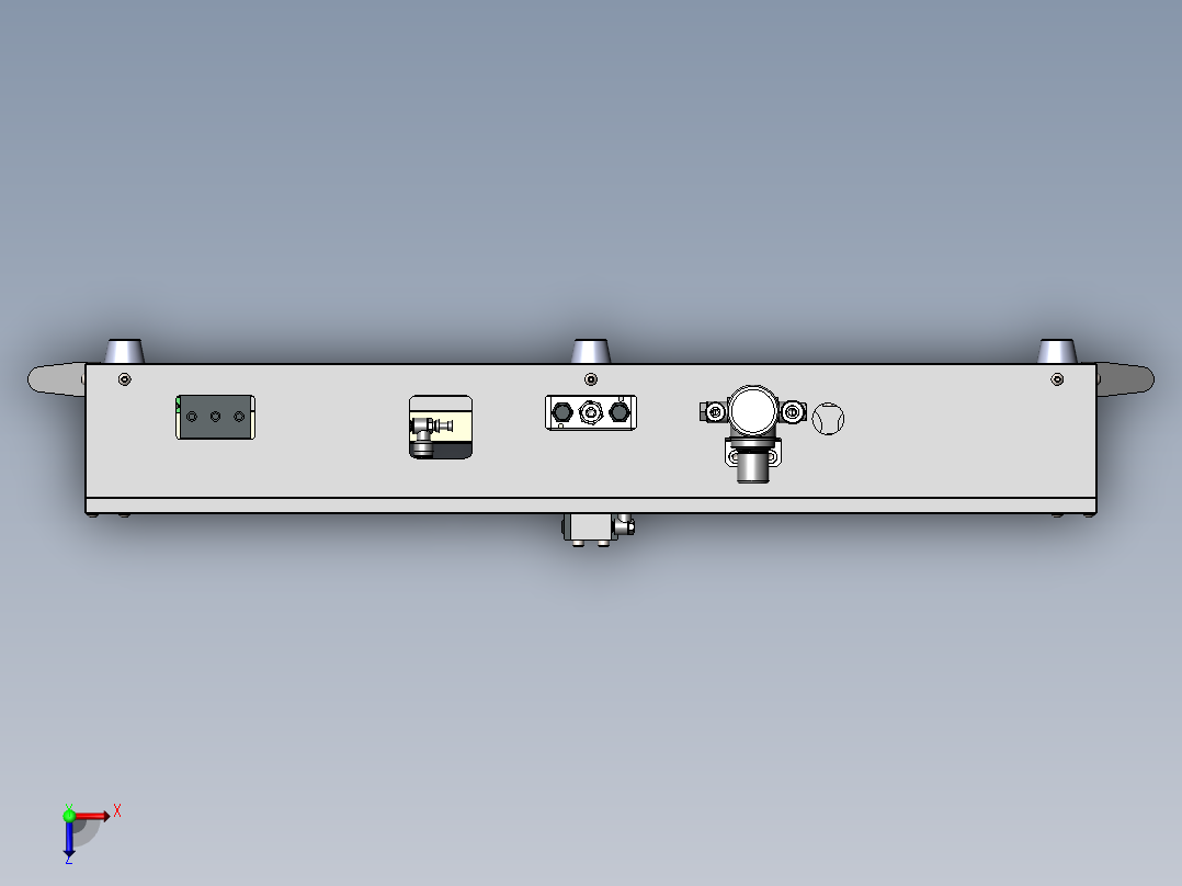 贴胶治具俯视图