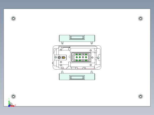 x1-CNC笔记本CNC工装夹具三维模型DAMOZHIJU-0129前视缩略图