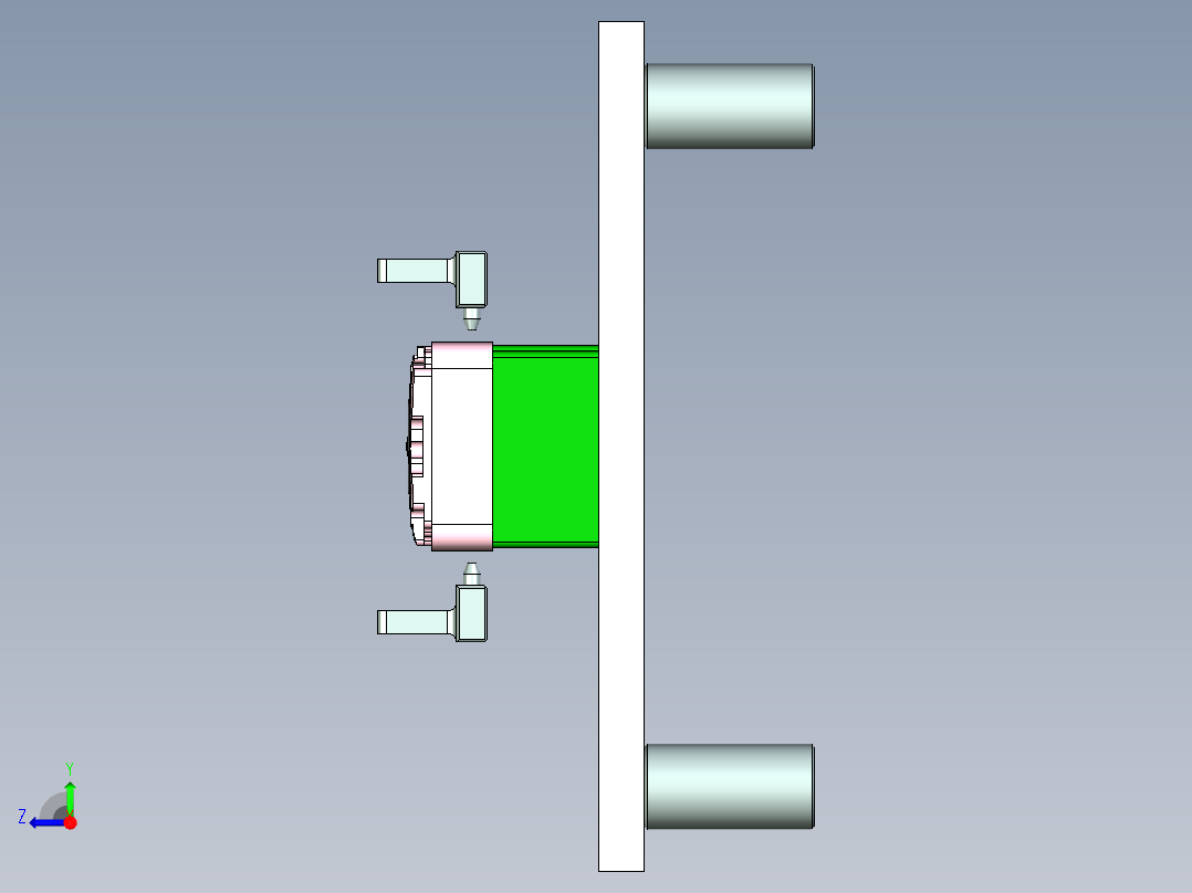 x1-CNC笔记本CNC工装夹具三维模型DAMOZHIJU-0129右视图