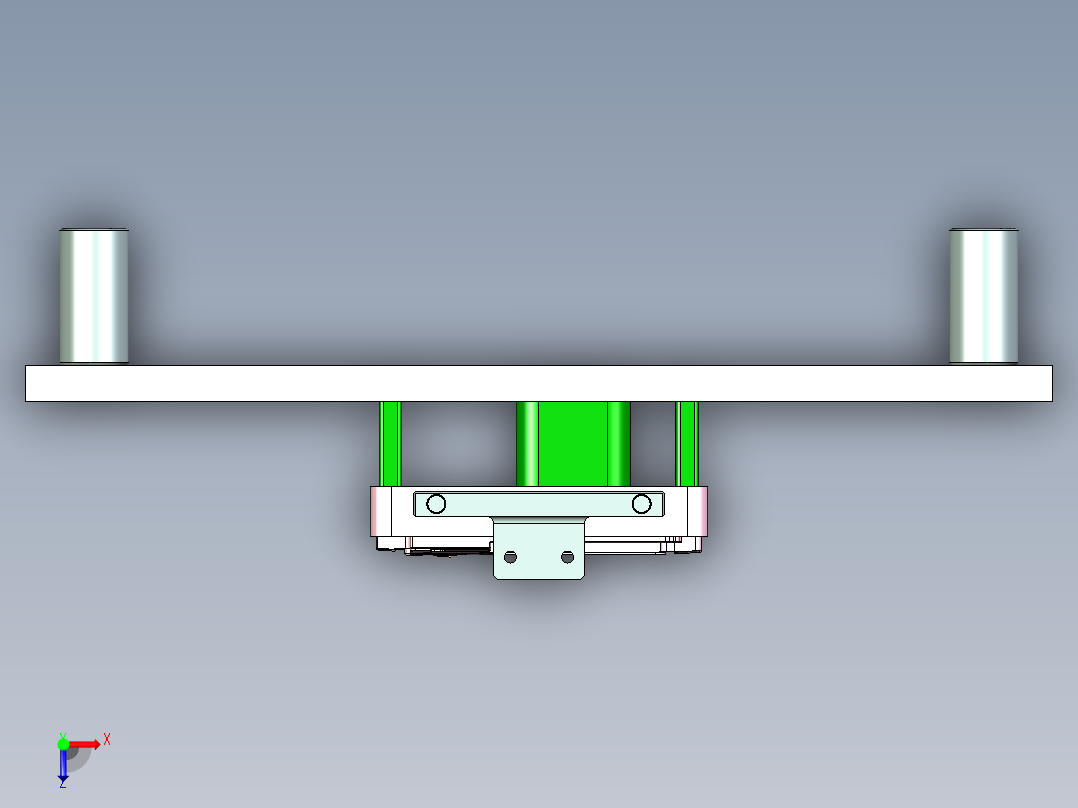 x1-CNC笔记本CNC工装夹具三维模型DAMOZHIJU-0129俯视图
