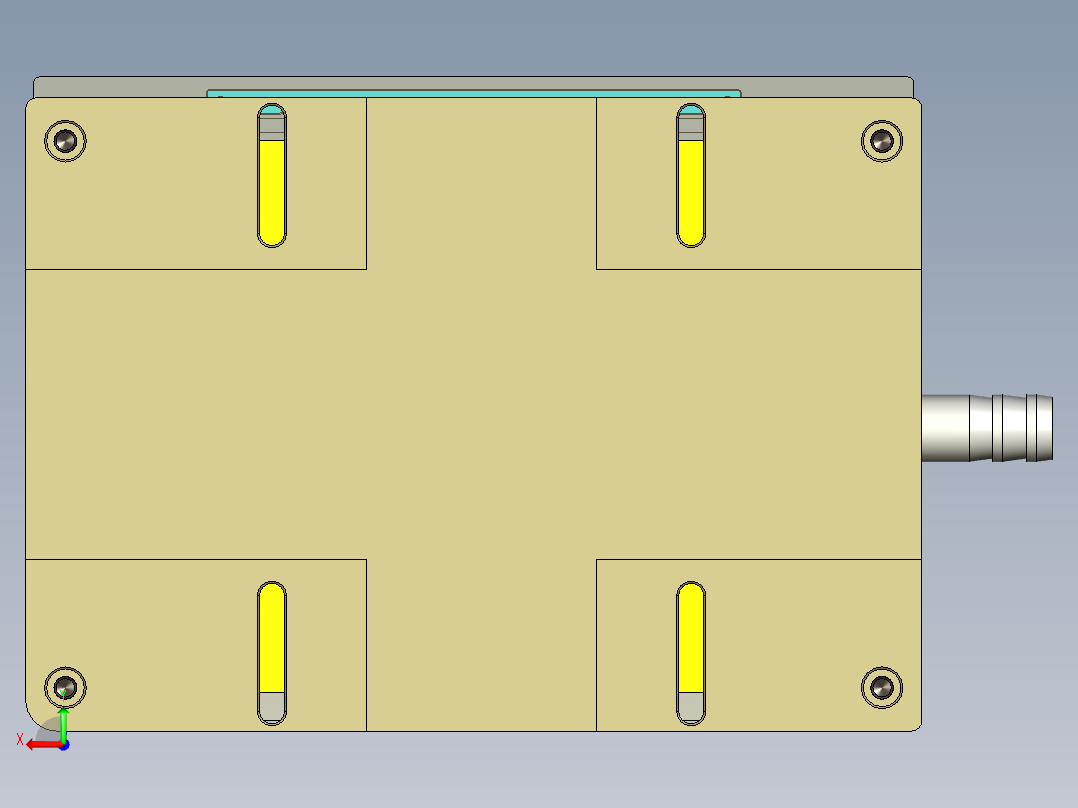 UX581-A-笔记本CNC工装夹具三维模型CNC1-190110后视图