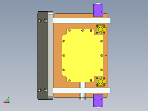 Nakia14 N7笔记本CNC工装夹具三维模型-A-CNC2-200713后视缩略图