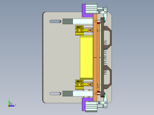 Nakia14 N7笔记本CNC工装夹具三维模型-A-CNC2-200713左视缩略图