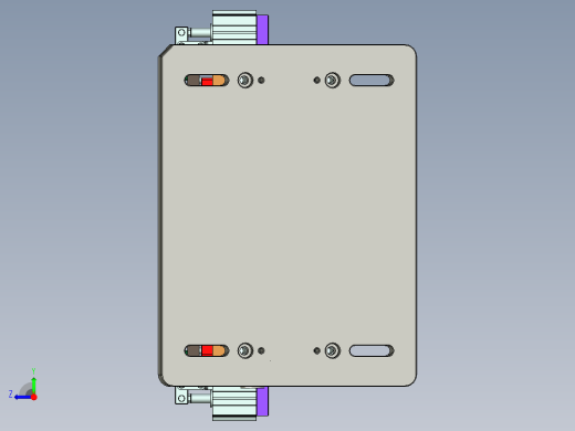 Nakia14 N7笔记本CNC工装夹具三维模型-A-CNC2-200713右视缩略图